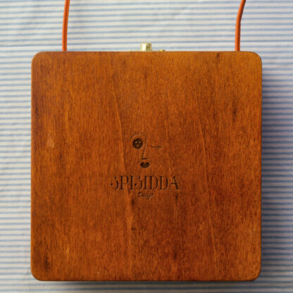 Spisidda Design - Borsa Giostra - Borsa di legno artigianale fatta e ricamata a mano - 4