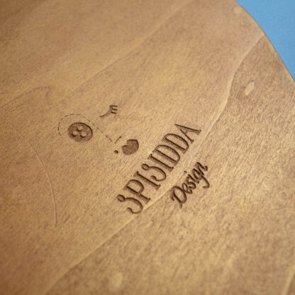 Spisidda Design - Borsa O Cuore Mio - Borsa di legno artigianale fatta e ricamata a mano - 10