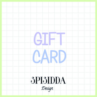 Spisidda Design - Gift Card - fronte