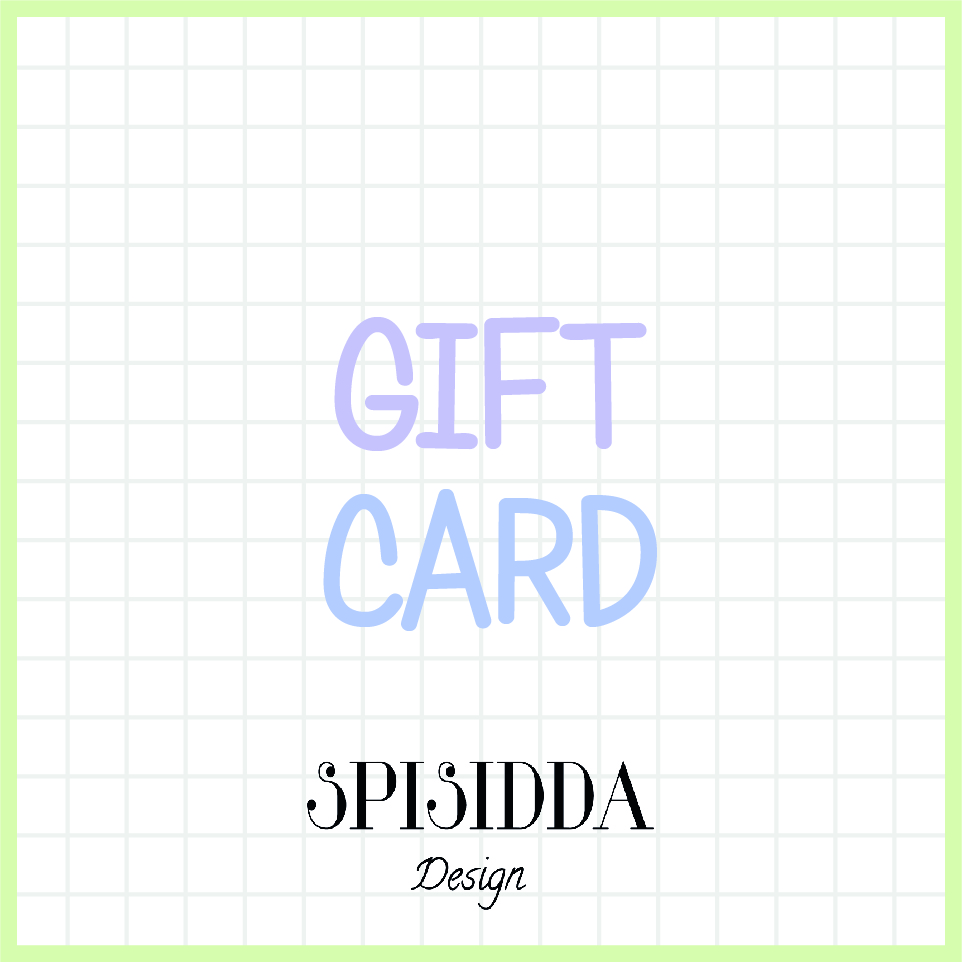 Spisidda Design - Gift Card - fronte
